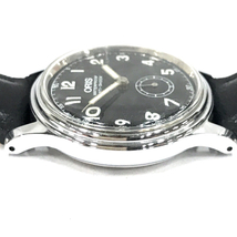 オリス スモセコ スモールセコンド 7249 手巻き 機械式 腕時計 メンズ ブラック文字盤 ジャンク品 ORIS_画像8