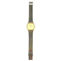 オメガ クォーツ 腕時計 メンズ 社外ブレス ゴールドカラー文字盤 未稼働品 ファッション小物 OMEGA_画像2