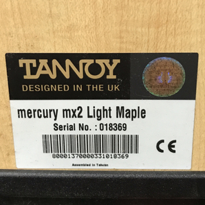 TANNOY mercury mx2 Light Maple 2ウェイスピーカー ペア オーディオ機器の画像8