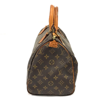 ルイヴィトン M41526 モノグラム スピーディ30 ハンドバッグ ミニボストンバッグ 茶系 LOUIS VUITTON QR052-10_画像2