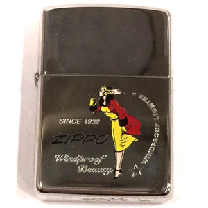 ジッポー ウィンディ オイルライター 保存箱付き 喫煙グッズ 喫煙具 着火× ZIPPO QR052-290