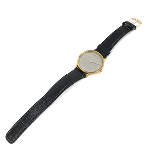 ジョージジェンセン クォーツ 腕時計 351 メンズ ラウンドフェイス 稼働品 社外ベルト ファッション小物の画像4