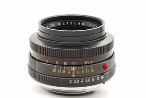LEITZ WETZLAR SUMMICRON-R 50mm F2 2111490 camera lens manual focus 