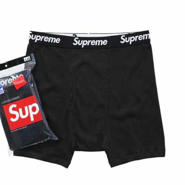 Supreme × Hanes Boxer Briefs ボクサーパンツ S バラ売り １枚