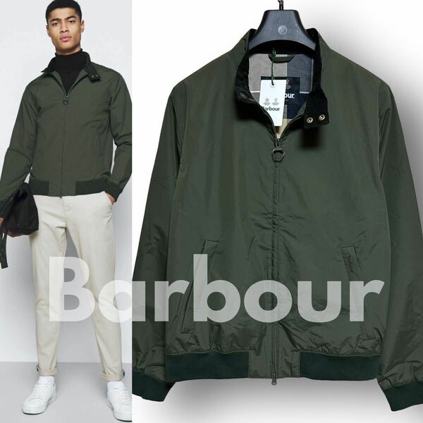 【最終価格】新品 Barbour バブアー Royston Jacket 軽量 撥水 耐久 ナイロン素材 裏地チェック×メッシュ スウィングトップ ジャケット XL