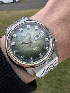 セイコー5アクタス SEIKO5 ACTUS グリーングラデーション 自動巻き