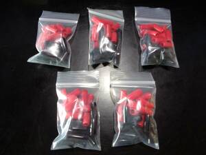 >nichif made isolation cap TIC 5.5 red black each 10 piece 5 sack set 