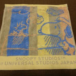 ■スヌーピー USJ タオルハンカチ ハンドタオル 綿100% 2枚 日本生命■の画像2