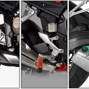 汎用 バイク グリップ シルバー アルミ 銀 ステップ フットペダル フットペグ 8ミリボルト パーツ 交換 カスタム 予備 ストックの画像4