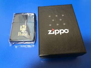 Zippo Peace 75th ANNIVERSARY 限定品 ピース 75周年記念 ブルーチタン 刻印 シリアルナンバー NO.0217