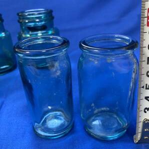 ガラス瓶 まとめて 昭和レトロ 空瓶 気泡 アンティーク ガラスインテリア ビンテージ コレクションの画像8
