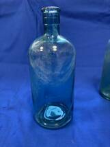ガラス瓶 まとめて3点 ガラス 空瓶 昭和レトロ アンティーク コレクション 古い オブジェ_画像2