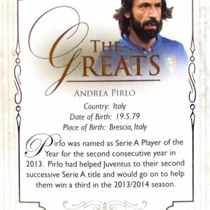 FUTERA Unique 2015 NO.114 Andrea Pirlo Gold Parallel 12/20の画像2