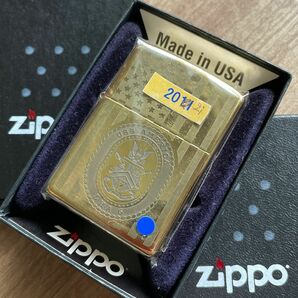 【未使用品】zippo 2021年 USS America海軍／LHA-6揚陸艦 オイルライター