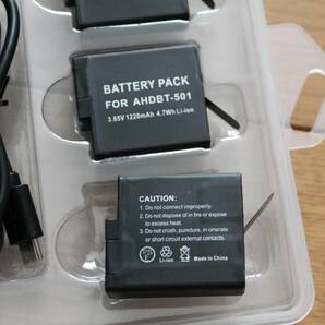ゴープロ 互換バッテリー ＧＯＰＲＯ 充電器つきの画像2