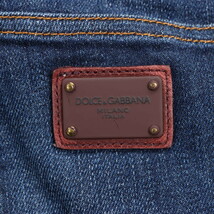 DOLCE&GABBANA/ドルチェアンドガッバーナ メンズ ジーンズ デニム パンツ テーパード 46 インディゴブルー [NEW]★61DD58_画像6