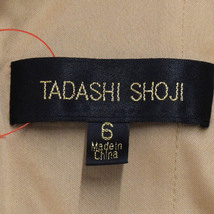 TADASHI SHOJI/タダシショージ ひざ丈 ワンピース ドレス 七分袖 チュール レース タイト 6 L相当 黒 ベージュ [NEW]★61CF85_画像7