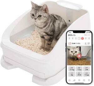 [ new goods unused ]toretaToletta cat Smart toilet ... joint development health control ( urine amount urine number of times weight ) automatic measurement see protection camera many head .. correspondence 