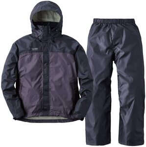  Logos lipna-(LIPNER) LVS waterproof rainsuit Cesta - rainwear charcoal M size 