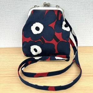 marimekko マリメッコ ウニッコ柄 がま口 ミニ ショルダーバッグ ポシェットの画像1