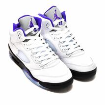 Nike GS Air Jordan 5 Retro Dark Concordナイキ GS エアジョーダン5 レトロ ダークコンコルドキッズ（440888-141）白23cm箱あり_画像5