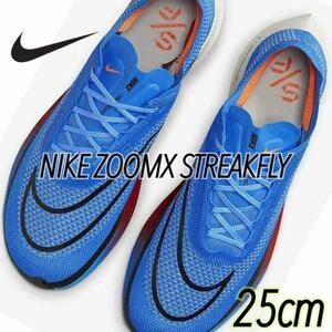 NIKE ZOOM X STREAKFLY ナイキ ズームX ストリークフライ ランニング（FJ3891-406）青25cm箱無し