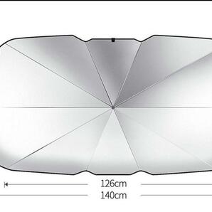 サンシェード 車用 折り畳み 傘 最新 日除け 車中泊 プライバシー保護 Lの画像8