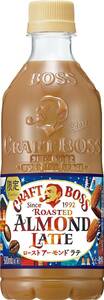  Suntory craft Boss roast to almond Latte coffee 500ml×24ps.