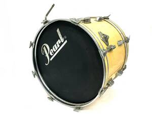 ■【ジャンク品】PEARL PRESIDENT/パール プレジデントシリーズ BASS DRUM/バスドラム REMO/レモ 打楽器 (47100A3)　