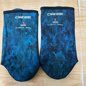 Cressi TRACINA CAMO トラチナ カモ ネオプレーン ソックス 3mm ブルー 日本未発売カラーの画像1