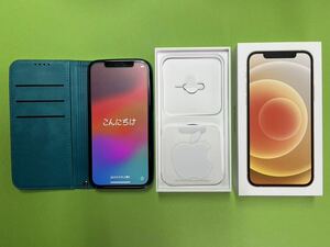 【超美品】 iPhone 12 64GB 本体 一括払 SIMフリー 動作確認 初期化済 バッテリー87% IMEI 354047646721624