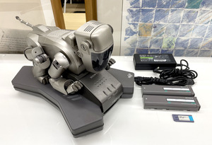 Sony Aibo Ibo ERS-110 Первая модель батарея x 2/адаптер питания/палочка памяти (ERA-110M) Sony Power OK Junk Rading Rading Sapporo City