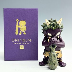 N 26未使用保存品 人気作者 瀧下和之「紫鬼」限定092/111 ONI Figure フィギュア オブジェ 鬼人形 専用箱 証明書付