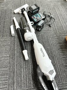 F【新生活応援】マキタ makita 充電式クリーナ モデル CL001G 40V(max)x2.5Ah バッテリー2個付き 充電器付き コードレス掃除機