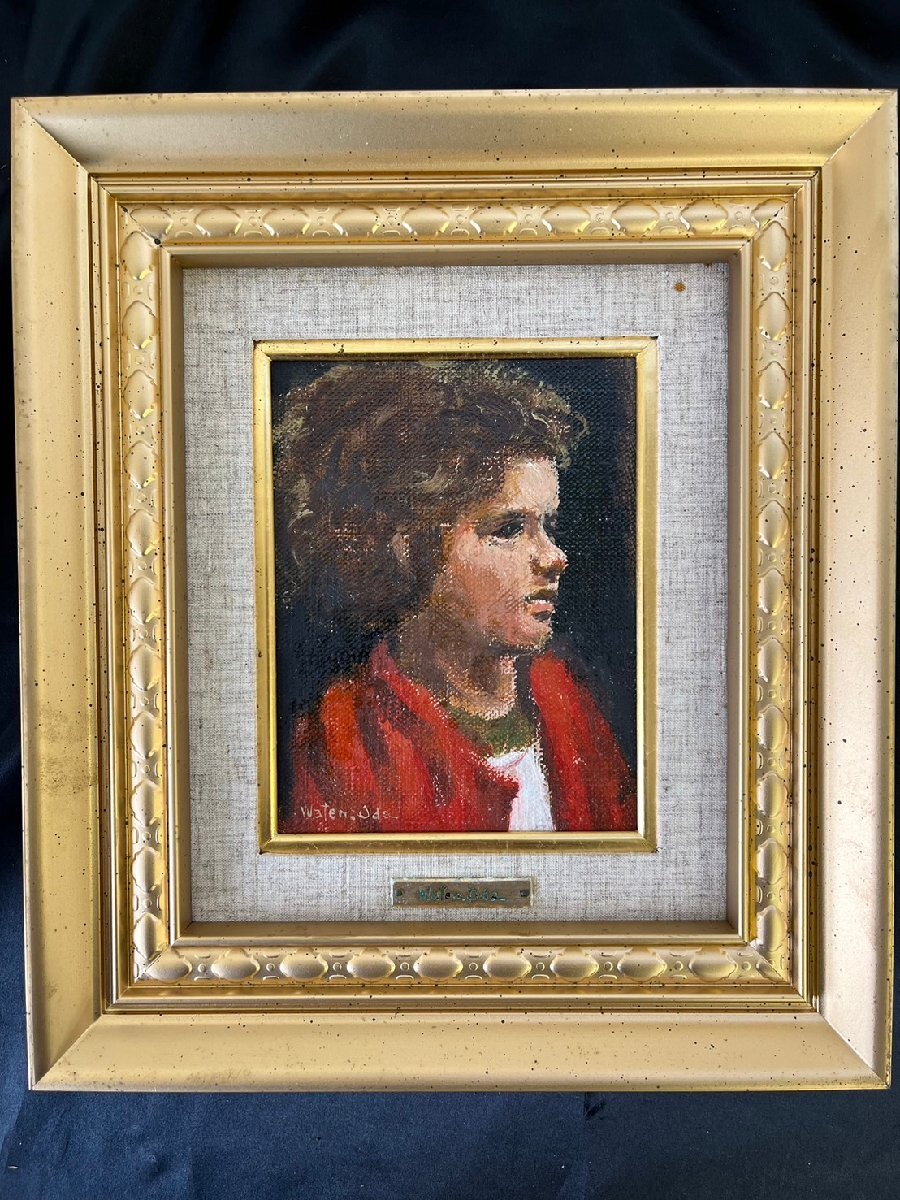 s Authentic Kazunori Oda The Corinthian Girl Oil Painting No. 0 Handwritten Original Art Hand Signed Master of the Silk Road, painting, oil painting, portrait