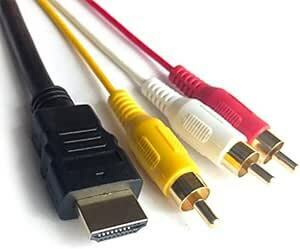 Hommy Tauwell HDMI A/M в RCA3 Преобразование кабель кабель Золотой компонент Компонент Кабельный телевизор видео