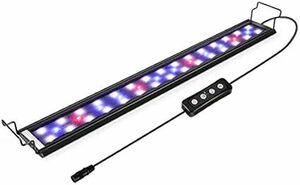 Hygger 水槽ライト アクアリウム LED 熱帯魚ライト 24/39LED 30CM 45CM 60CM 3つの照明モード 明