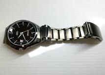 稀少【ほぼ未使用 美品】CITIZEN(シチズン) 腕時計 ATTESA(アテッサ) ATD53-3051 エコドライブ チタン オールブラック メンズ 黒文字盤_画像2