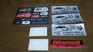 各種ステッカー ENKEI エンケイ GR GAZOO Racing GR86 Winmax アネスト岩田ターンパイク箱根 計7枚 エンケイホイール