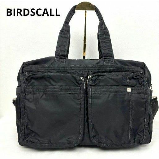 BIRDSCALL　ビジネスバッグ トラベルバッグ　2way　ブラック　黒