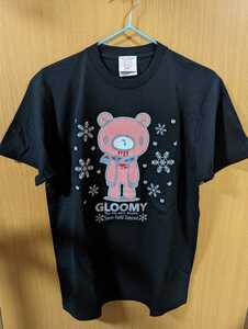 新品★未使用　GLOOMY グルーミー MORICHACK　ブラックビッグプリント 半袖 Ｔシャツ M　洋服　