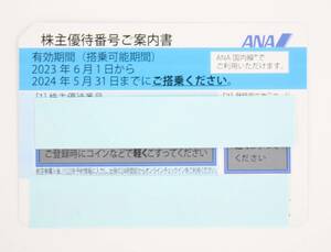 14 ANA株主優待券 2024年5月31日まで 1枚 ANAホールディングス 利用期限間近 番号通知のみ可