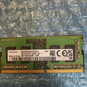 SAMSUNG メモリ　PC4-3200AA DDR4 4GB 260ピン　SOーDIMM