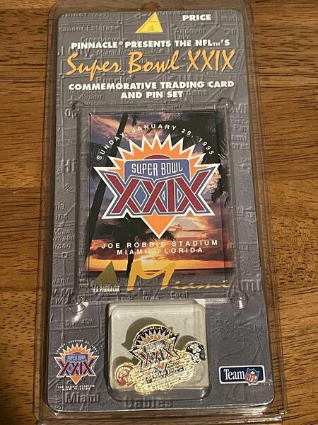 【新品・未開封】スーパーボウル XXIX 記念トレーディングカード&ピンセット 1995 49ers