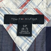 トミーヒルフィガー/TOMMY HILFIGER★半袖シャツ【男の子6-7/水色系/light blue系/タータンチェック】Tops/Shirts◆BH663_画像5