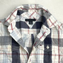 トミーヒルフィガー/TOMMY HILFIGER★半袖シャツ【男の子6-7/水色系/light blue系/タータンチェック】Tops/Shirts◆BH663_画像3