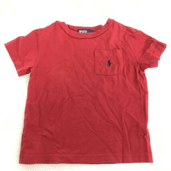 ラルフローレン/Ralph Lauren★半袖Ｔシャツ【キッズ24M/赤/red】Tops/Shirts◆BH663