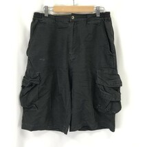 G.T.HAWKINS/GTホーキンス★ハーフカーゴパンツ【メンズM/股下29cm/black/黒】Pants/Trouser◆BH680_画像1