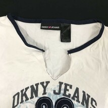 ダナキャラン/DKNY JEANS★ノースリーブシャツ/カットソー/タンクトップ【レディースL/白/white】Tops/Shirts◆BH672_画像4