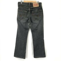 リーバイス/Levi's☆907-11/フレア/ブラックデニムパンツ【W30L32/股下72cm/黒系】Pants/Trouser◇cBH667-b_画像3